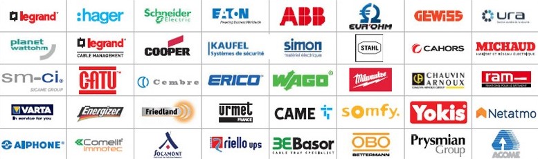 Logos des fournisseurs de matériel photovoltaïque